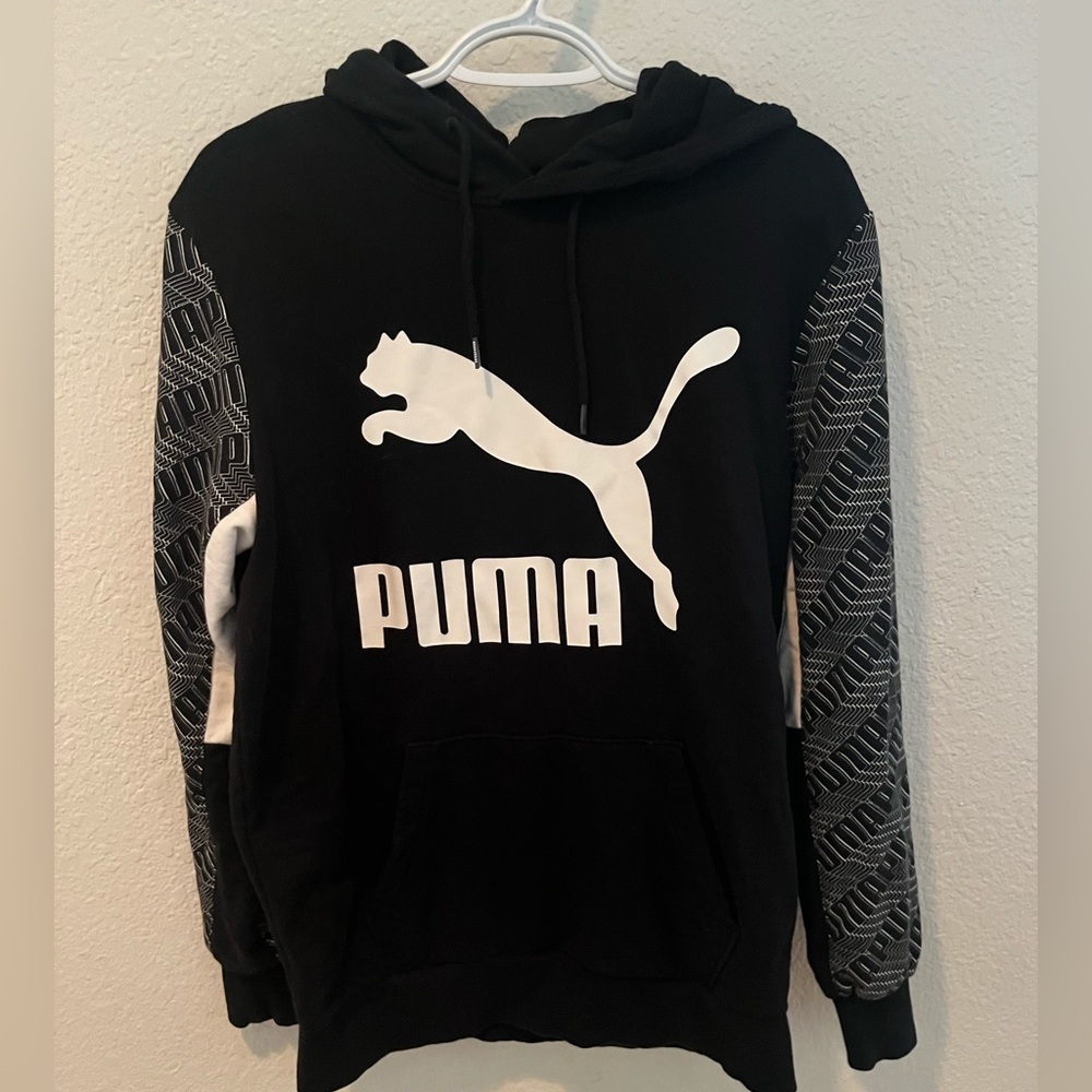 Black Puma Hoodie Size M